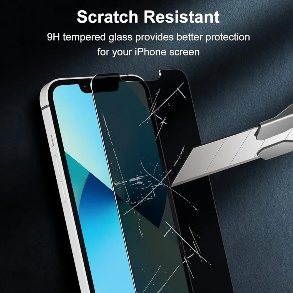 Tempered Glass Privacy Screen Protector iPhone 13